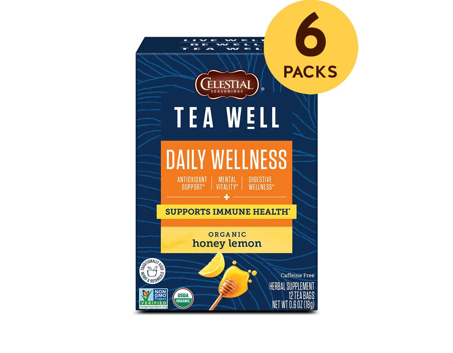 TeaWell Organic Honey Lemon