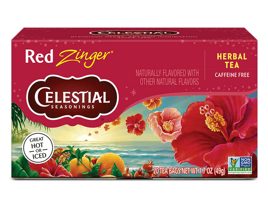 Red Zinger Herbal Tea, 20 ct