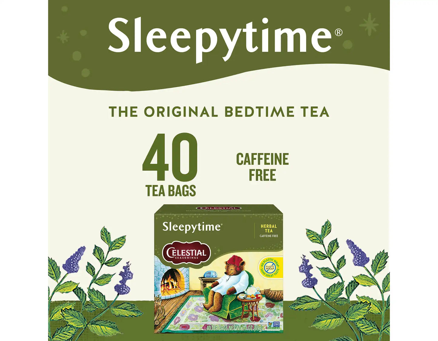 Sleepytime Herbal Tea, 40 ct