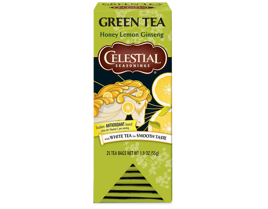 Honey Lemon Ginseng Green Tea, 25 ct