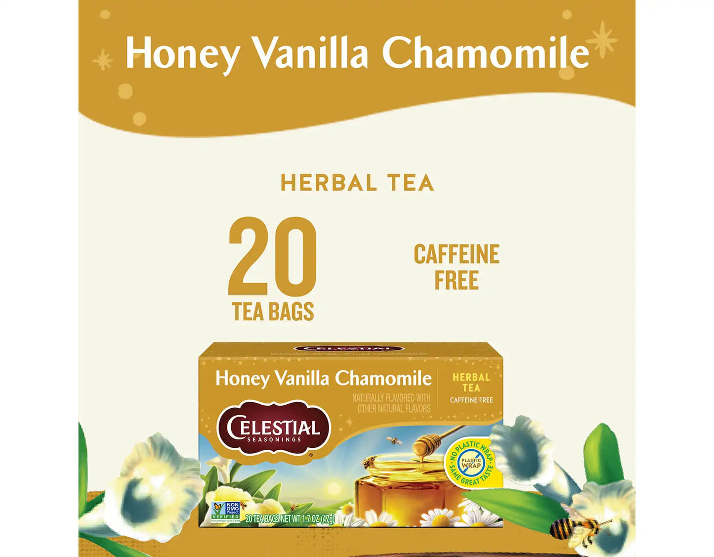 Honey Vanilla Chamomile Herbal Tea