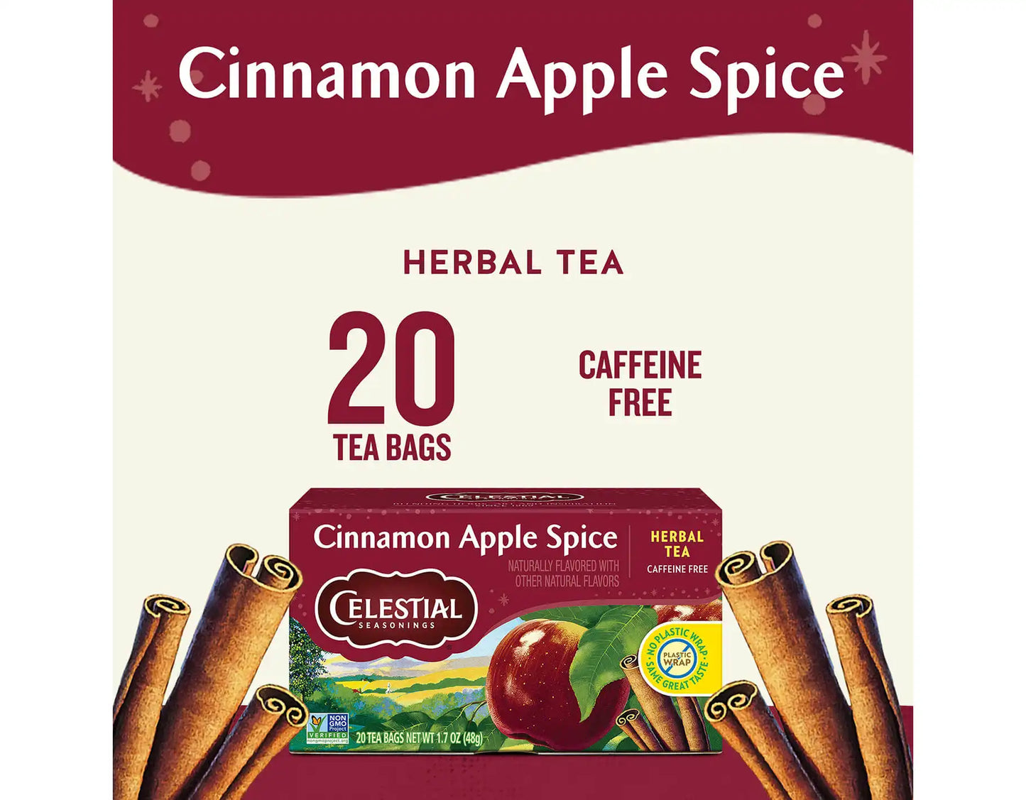 Cinnamon Apple Spice Herbal Tea