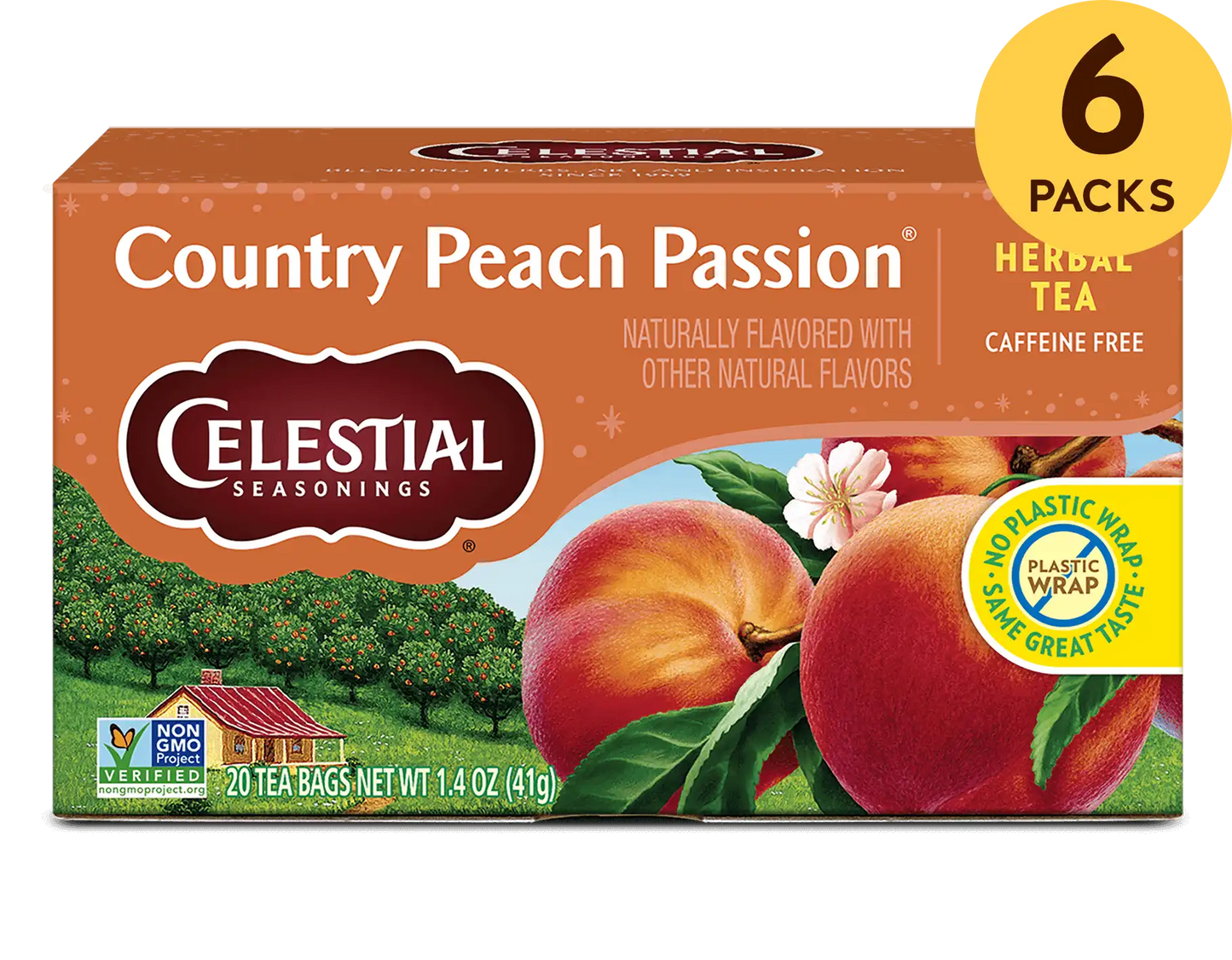 Country Peach Passion Herbal Tea