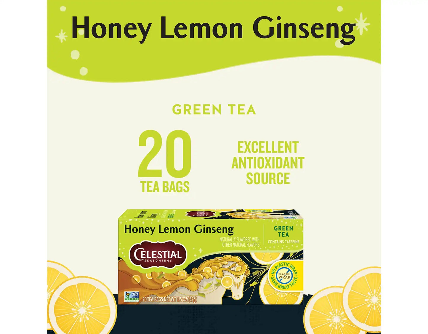 Honey Lemon Ginseng Green Tea