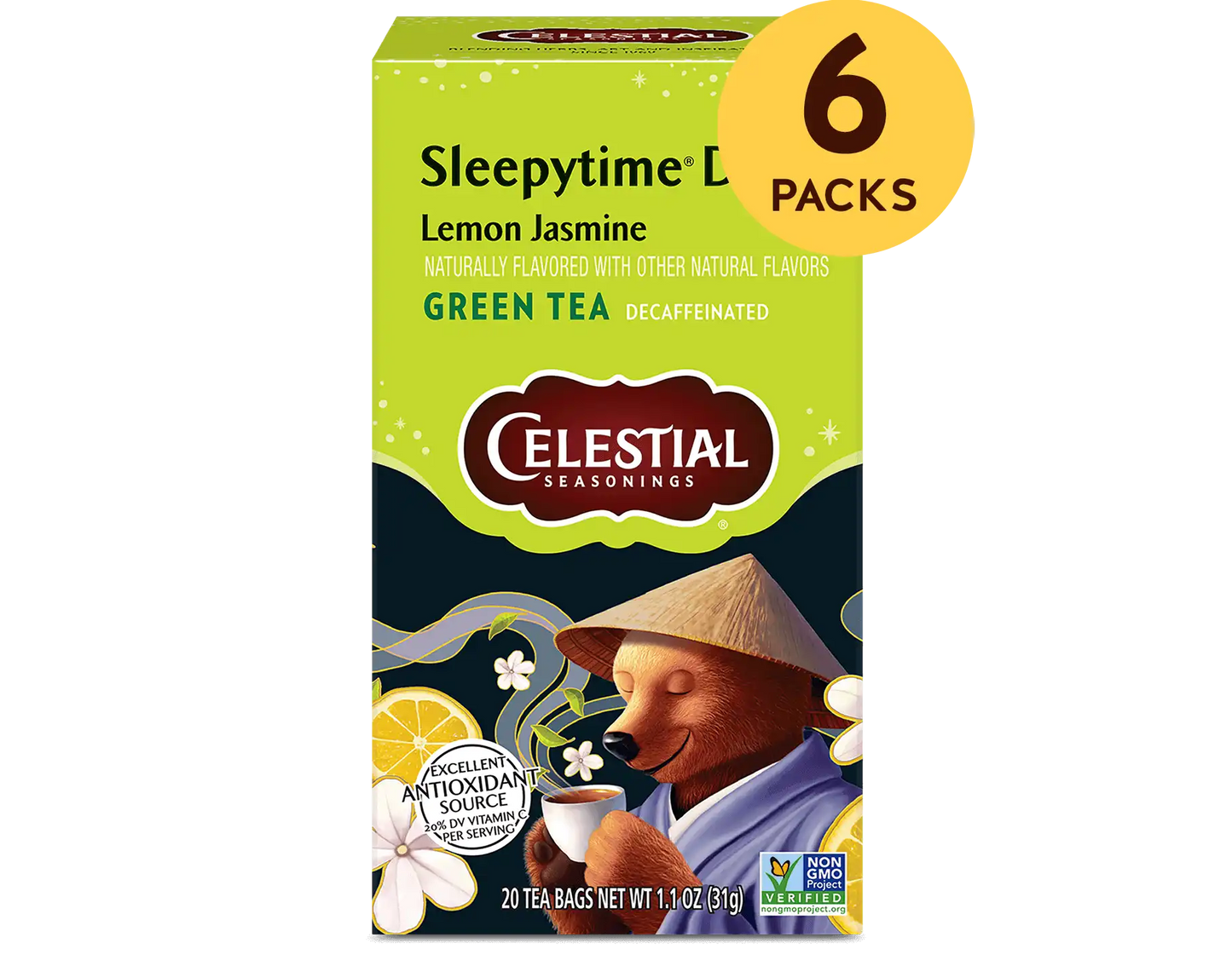 Sleepytime Decaf Lemon Jasmine Green Tea
