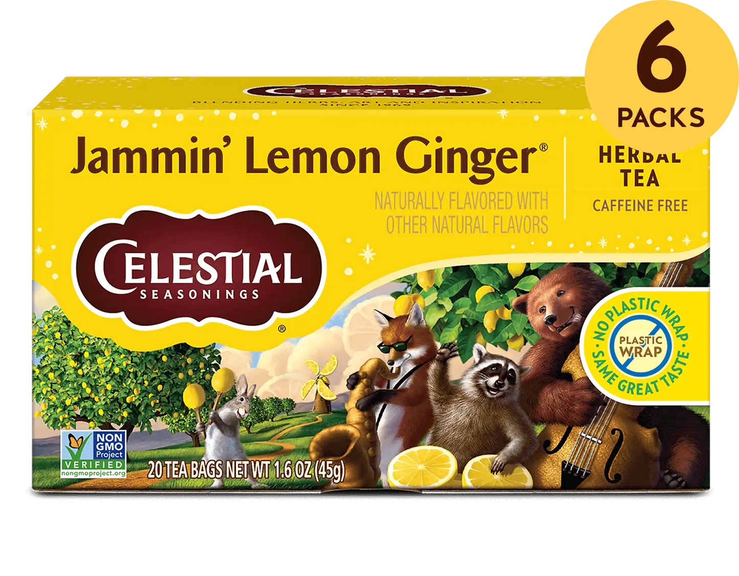 Jammin' Lemon Ginger Herbal Tea