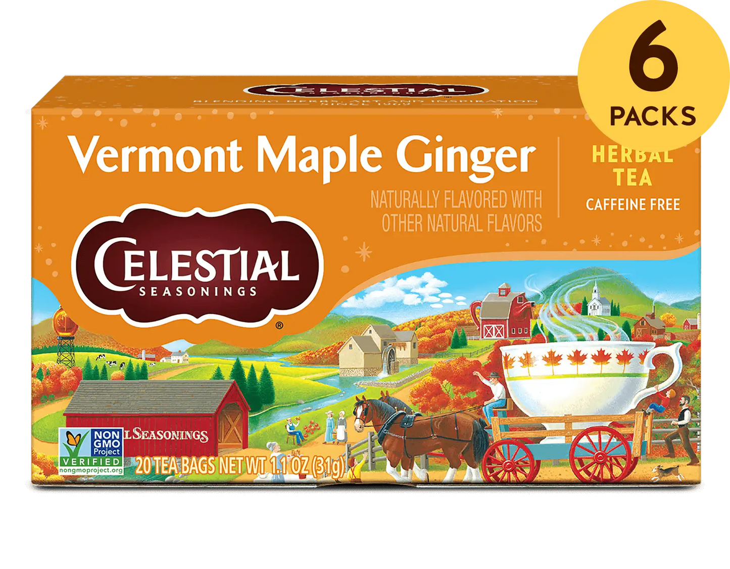 Vermont Maple Ginger Herbal Tea