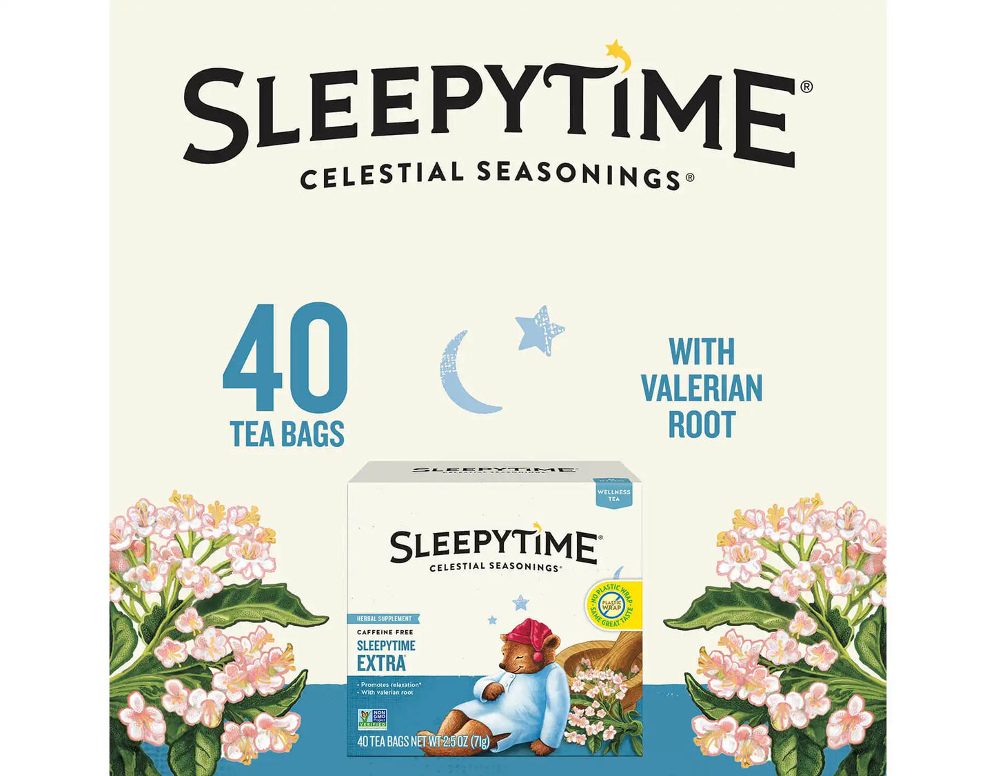 Sleepytime Extra Wellness Tea, 40 ct