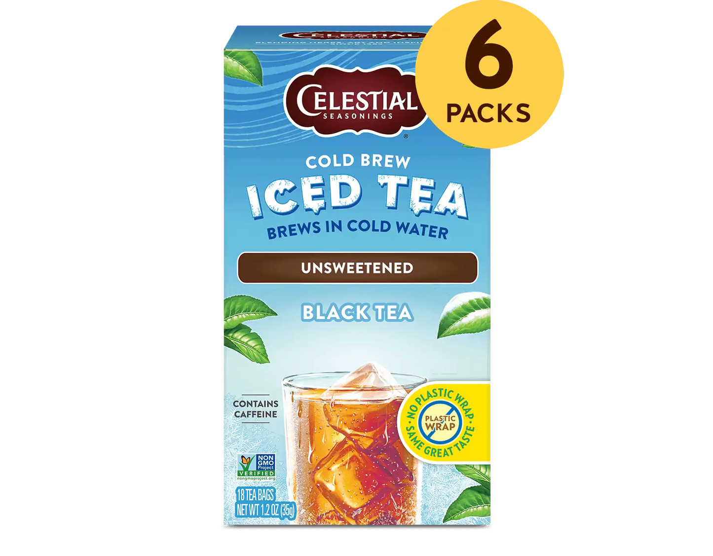 Cold Brew Iced Tea, Unsweetened Black Tea