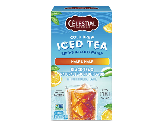 Cold Brew Iced Tea, Half and Half Iced Black Tea and Lemonade