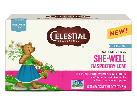 SheWell Raspberry Leaf Wellness Tea