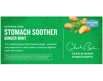Stomach Soother Wellness Tea with Ginger and Mint