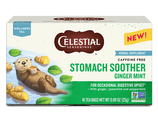 Stomach Soother Wellness Tea with Ginger and Mint