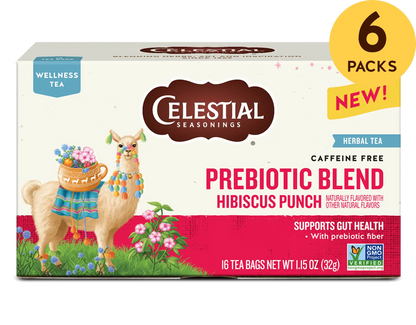 Prebiotic Blend Wellness Tea with Hibiscus