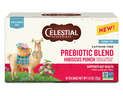 Prebiotic Blend Wellness Tea with Hibiscus
