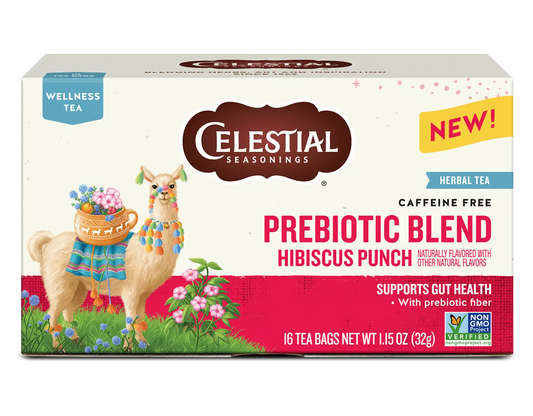 Prebiotic Blend Wellness Tea with Hibiscus