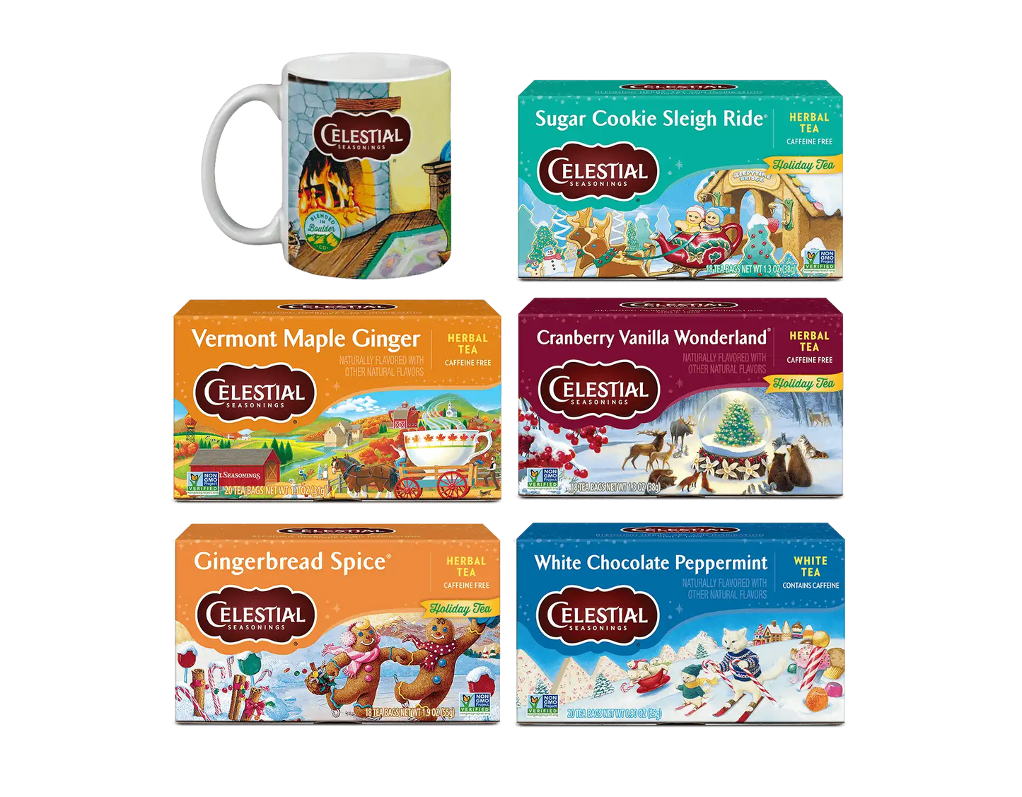 Festive Favorites Tea & Mug Gift Set