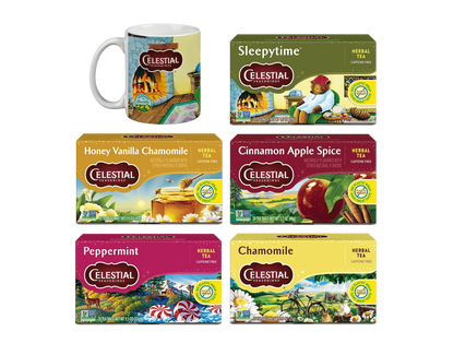 Herbal Favorites Tea & Mug Gift Set